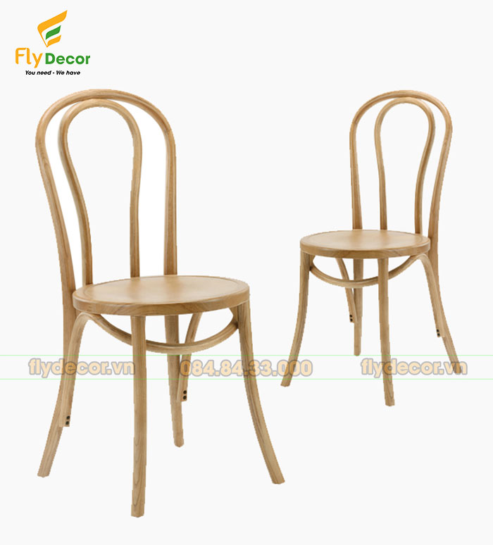 Mẫu ghế Thonet mặt gỗ