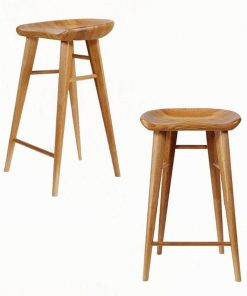 Ghế Bar mặt gỗ Sồi tự nhiên