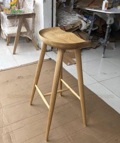 Ghế bar gỗ không tựa