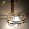 Đèn mây tre ốp tường hình cầu