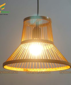 Đèn thả trần mây tre nghệ thuật