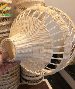 Đèn mây trang trí màu trắng