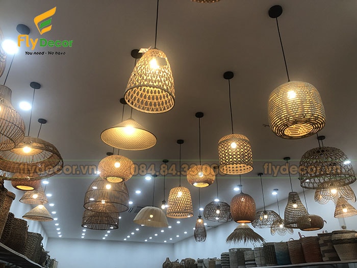 Trưng bày các mẫu đèn thả trần độc đáo
