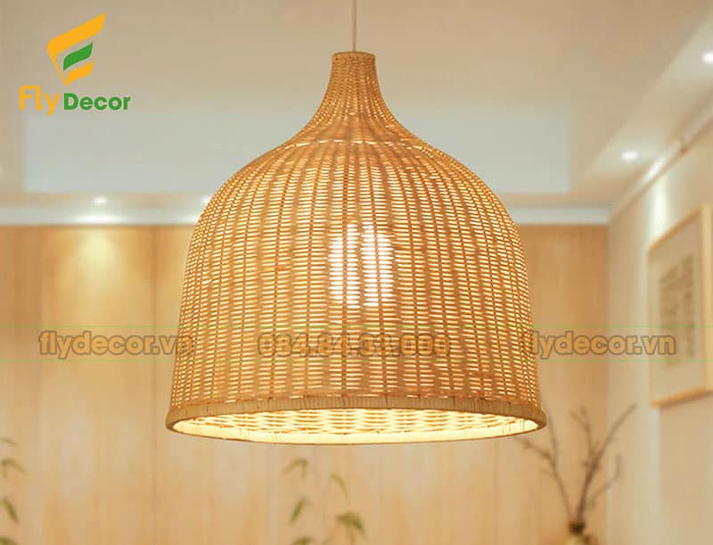 Đèn thả trần mây hình chiếc chuông