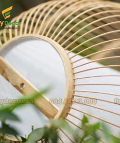 Ảnh thực tế đèn mây tre trang trí đèn lồng chim