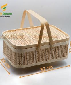 Kích thước hộp quà có quai xách
