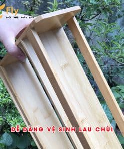 Hình ảnh kệ tre 2 tầng