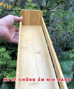 Kệ tre nhà bếp 2 tầng chụp thực tế
