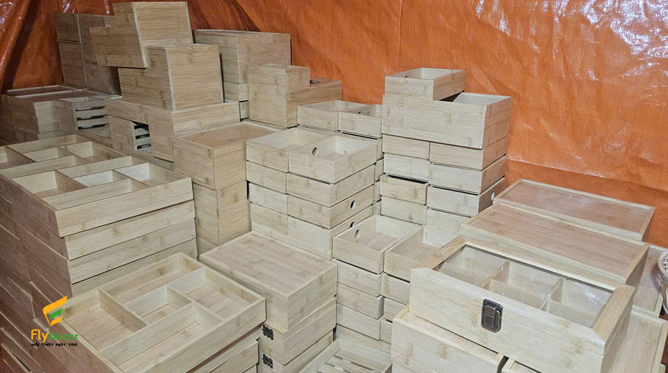 Sản xuất khay tre đa năng
